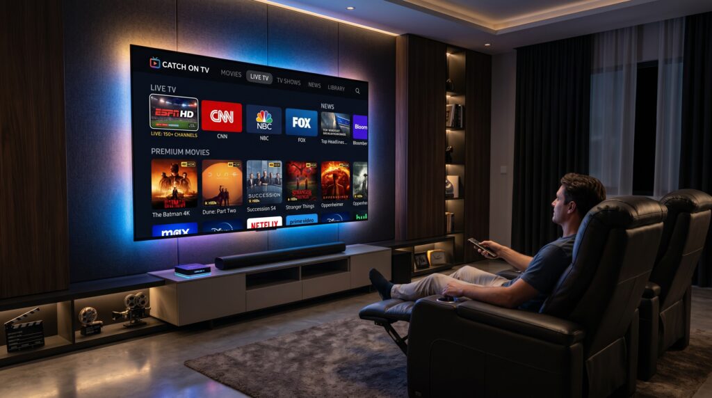 catch on tv app roku
