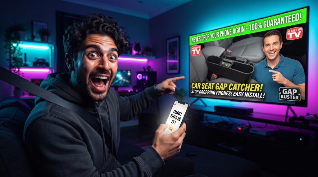 as seen on tv in between car seat catcher