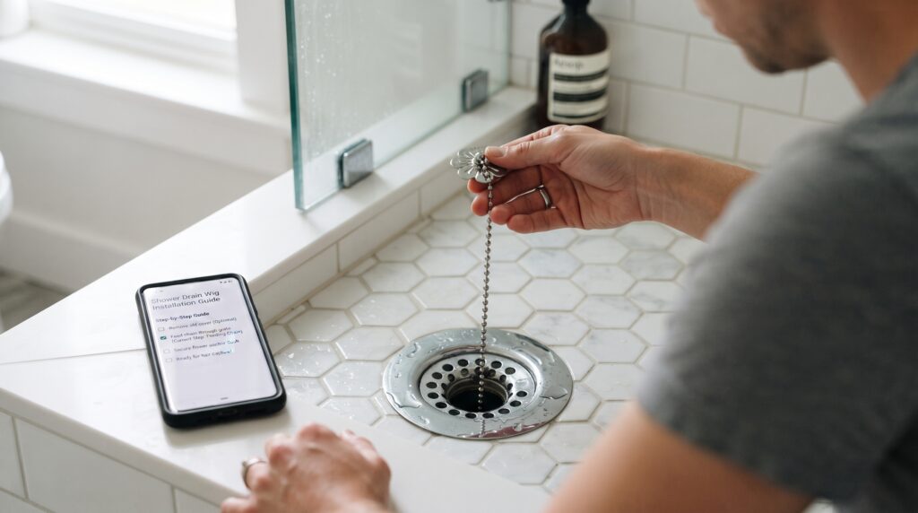 as seen on tv shower drainwig catcher
